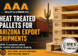 Heat Treated Pallets for Arizona Export Shipments